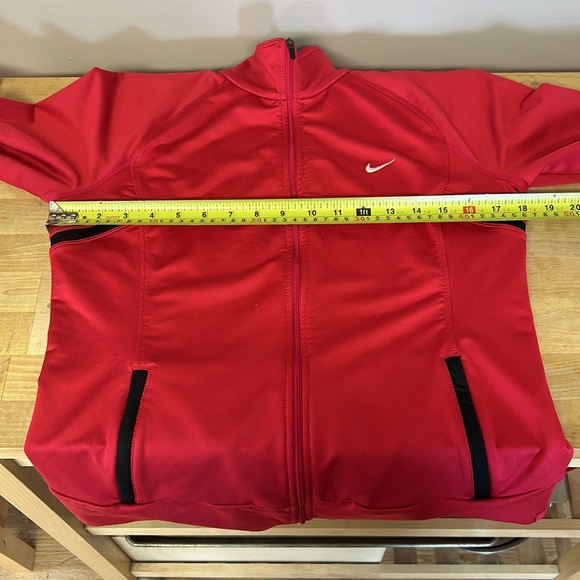 Nike cherry red full zip track jacket women’s size M - Picture 14 of 16